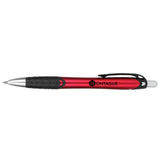Incline Recycled ABS Gel Pen — Red (RD) — decorated product view — 3