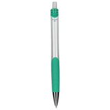 Crux Recycled ABS Gel Pen — Green (GR) — blank back view — 13