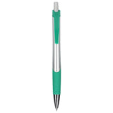 Crux Recycled ABS Gel Pen — Green (GR) — blank front view — 12