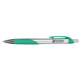 Crux Recycled ABS Gel Pen — Green (GR) — decorated product view — 9