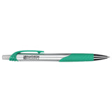 Crux Recycled ABS Gel Pen — Green (GR) — decorated product view — 8