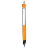 Crux Recycled ABS Gel Pen — Orange (OR) — blank back view — 19