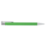 Maxi Recycled Aluminum Soft Touch Gel Pen — Green (GR) — blank product view — 10