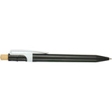 Sunburst Recycled Gel Pen — Black (BK) — blank front view — 9