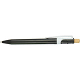 Sunburst Recycled Gel Pen — Black (BK) — blank front view — 10