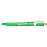 Sunburst Recycled Gel Pen — Lime (LM) — decorated front view — 5