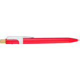 Sunburst Recycled Gel Pen — Red (RD) — blank front view — 12