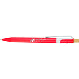 Sunburst Recycled Gel Pen — Red (RD) — decorated front view — 11