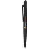 Mina Recycled ABS Gel Pen — Black (BK) — decorated front view — 11
