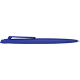 Mina Recycled ABS Gel Pen — Blue (BL) — blank front view — 9