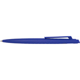 Mina Recycled ABS Gel Pen — Blue (BL) — blank front view — 10