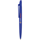 Mina Recycled ABS Gel Pen — Blue (BL) — decorated front view — 8