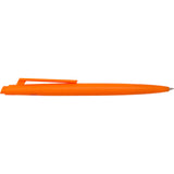 Mina Recycled ABS Gel Pen — Orange (OR) — blank front view — 6