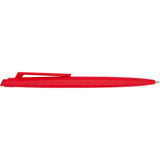 Mina Recycled ABS Gel Pen — Red (RD) — blank front view — 3