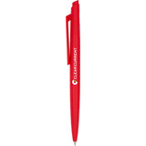 Mina Recycled ABS Gel Pen — Red (RD) — decorated front view — 2