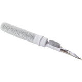 3-in-1 Tech Cleaning Stylus Gel Pen — White (WH) — blank left angle — 3