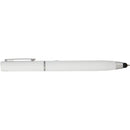 3-in-1 Tech Cleaning Stylus Gel Pen — White (WH) — blank front view