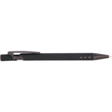 Vera Recycled Aluminum Gel Pen — Black (BK) — blank front view — 19