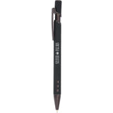 Vera Recycled Aluminum Gel Pen — Black (BK) — decorated front view — 18