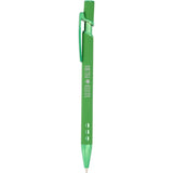 Vera Recycled Aluminum Gel Pen — Lime (LM) — decorated front view — 10