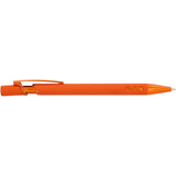Vera Recycled Aluminum Gel Pen — Orange (OR) — blank front view — 7