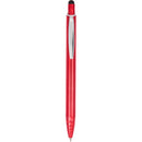 Brite Recycled Aluminum Gel Stylus Pen — Red (RD) — blank product view