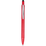 Brite Recycled Aluminum Gel Stylus Pen — Red (RD) — blank product view — 4