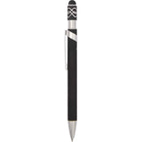 Simple Fidget Recycled Stylus Gel Pen — Black (BK) — blank product view — 16