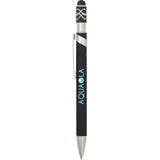 Simple Fidget Recycled Stylus Gel Pen — Black (BK) — blank product view — 14