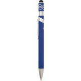 Simple Fidget Recycled Stylus Gel Pen — Blue (BL) — blank product view — 7