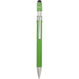 Simple Fidget Recycled Stylus Gel Pen — Green (GR) — blank product view — 12