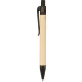 Sugarcane Paper Gel Pen — Black (BK) — blank front view — 5