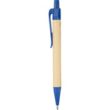 Sugarcane Paper Gel Pen — Blue (BL) — blank front view — 7