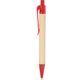 Sugarcane Paper Gel Pen — Red (RD) — blank front view — 3