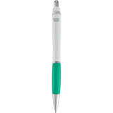 Pivot Color Accent Recycled Gel Pen — Green (GR) — blank back view — 19