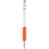 Pivot Color Accent Recycled Gel Pen — Orange (OR) — blank back view — 13