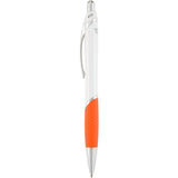 Pivot Color Accent Recycled Gel Pen — Orange (OR) — blank front view — 9