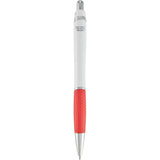 Pivot Color Accent Recycled Gel Pen — Red (RD) — blank back view — 7
