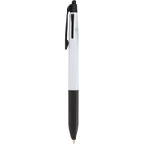 Tri-Color Ink Recycled Stylus Pen — Black (BK) — blank front view — 15