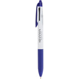 Tri-Color Ink Recycled Stylus Pen — Blue (BL) — decorated front view — 8