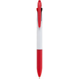 Tri-Color Ink Recycled Stylus Pen — Red (RD) — blank product view — 7
