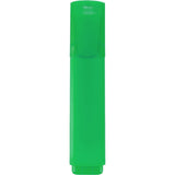 Jumbo Recycled Highlighter — Neon Green — blank front view — 10