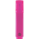Jumbo Recycled Highlighter — Neon Pink — blank back view — 5