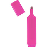 Jumbo Recycled Highlighter — Neon Pink — blank detail view — 4