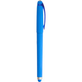 Rovio Recycled Fidget Stylus Pen — Blue (BL) — blank front view — 31