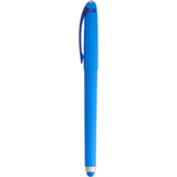 Rovio Recycled Fidget Stylus Pen — Blue (BL) — blank front view — 32