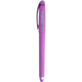 Rovio Recycled Fidget Stylus Pen — Purple (PP) — decorated front view — 23
