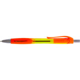 Smooth Write Recycled Gel Pen — Orange (OR) — blank front view — 15