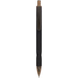 Hexi Soft Touch Recycled Gel Pen — Black (BK) — blank product view — 40
