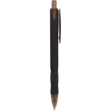 Hexi Soft Touch Recycled Gel Pen — Black (BK) — blank front view — 35